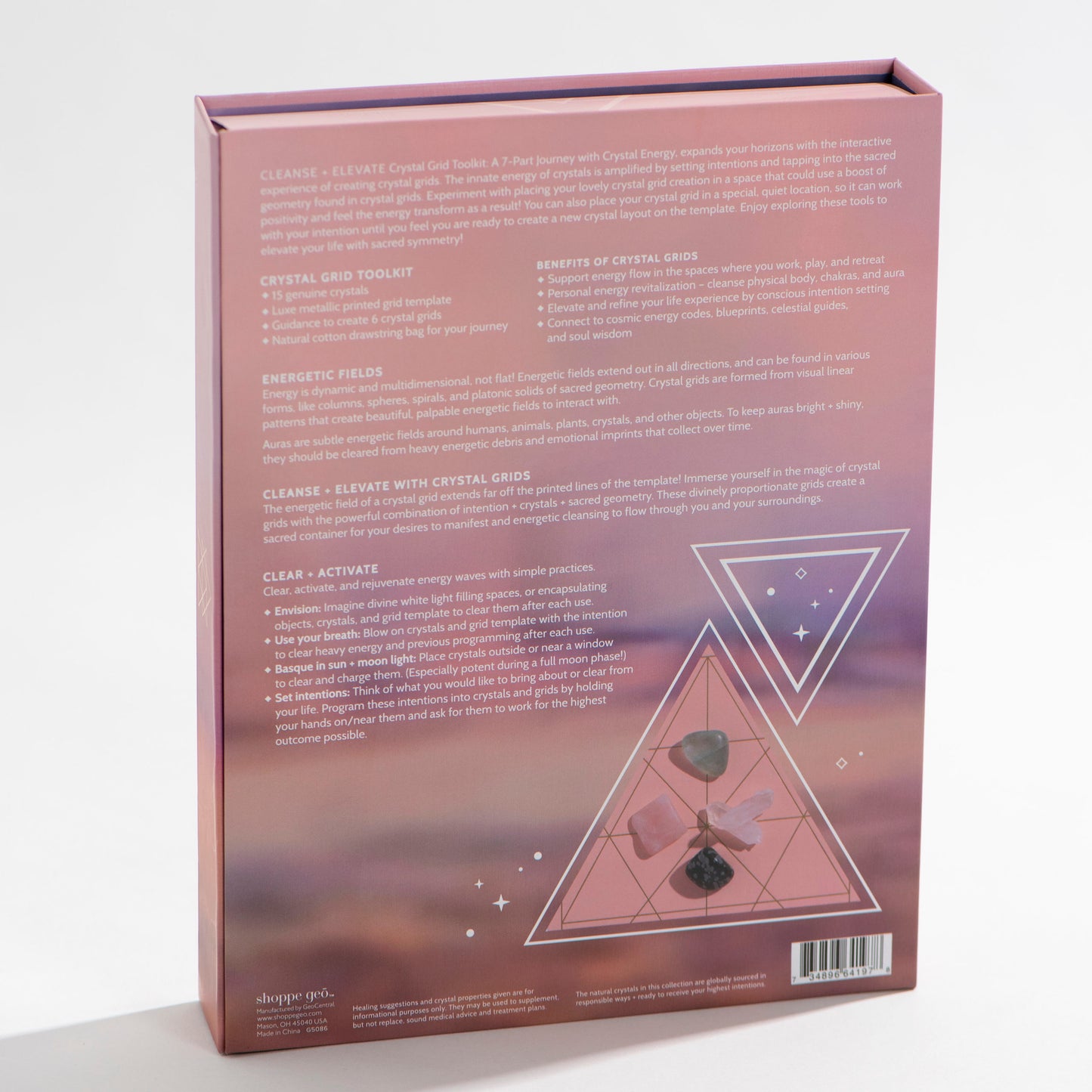 Cleanse + Elevate Crystal Grid Toolkit