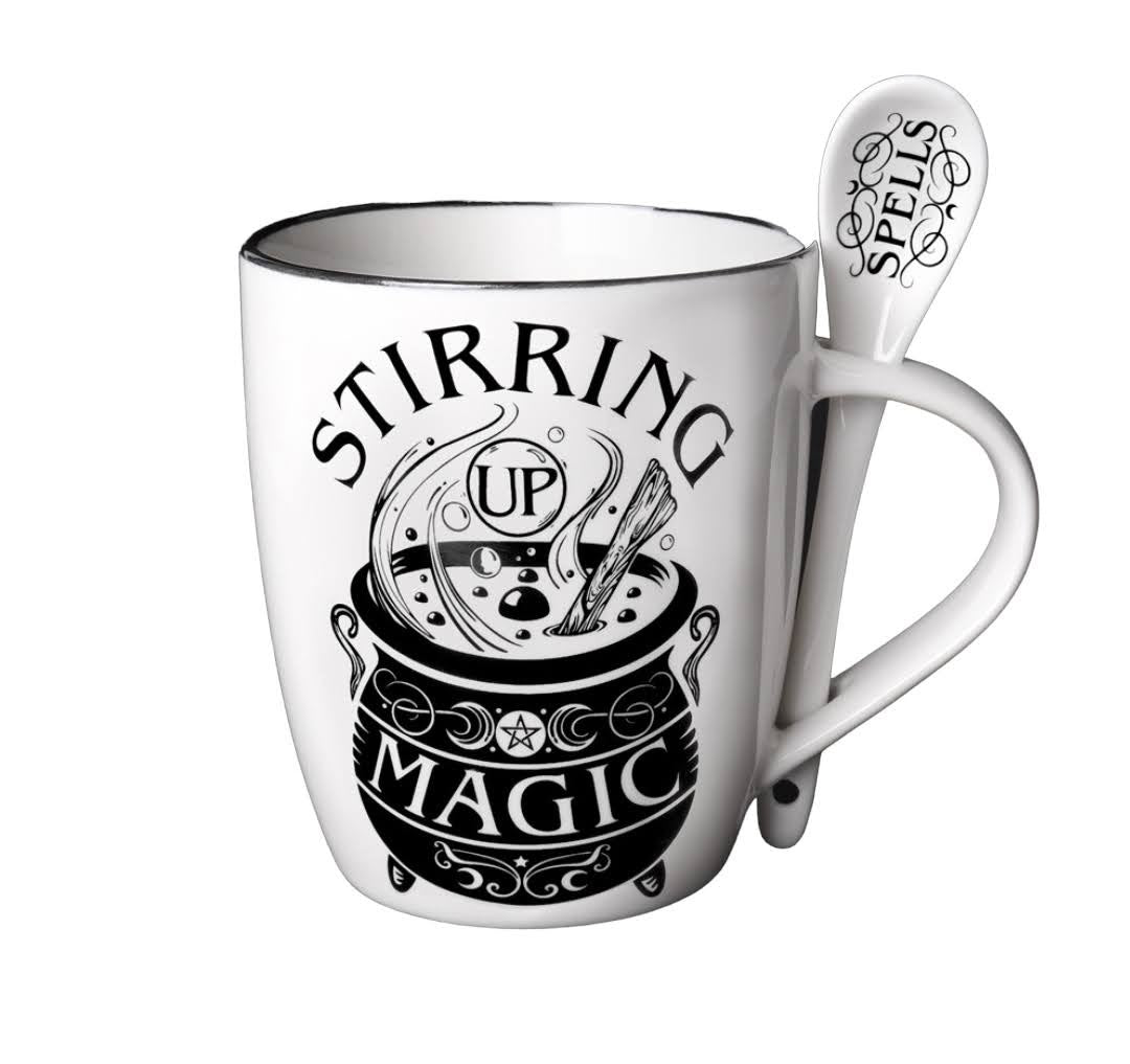Stirring Up Magic Mug and Spoon Set