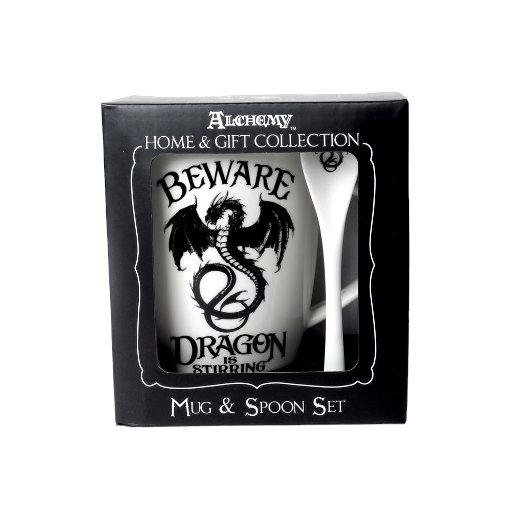 Dragon is Stirring Mug and Spoon Set