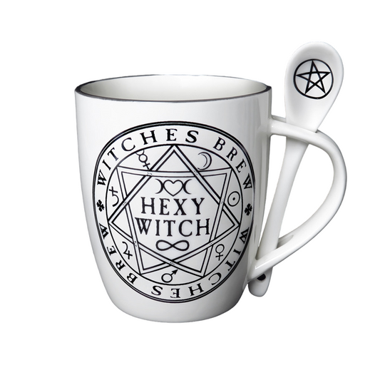 Hexy Witch Mug and Spoon Set