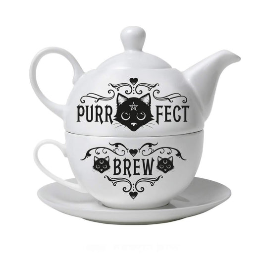 Purrfect Brew Teapot