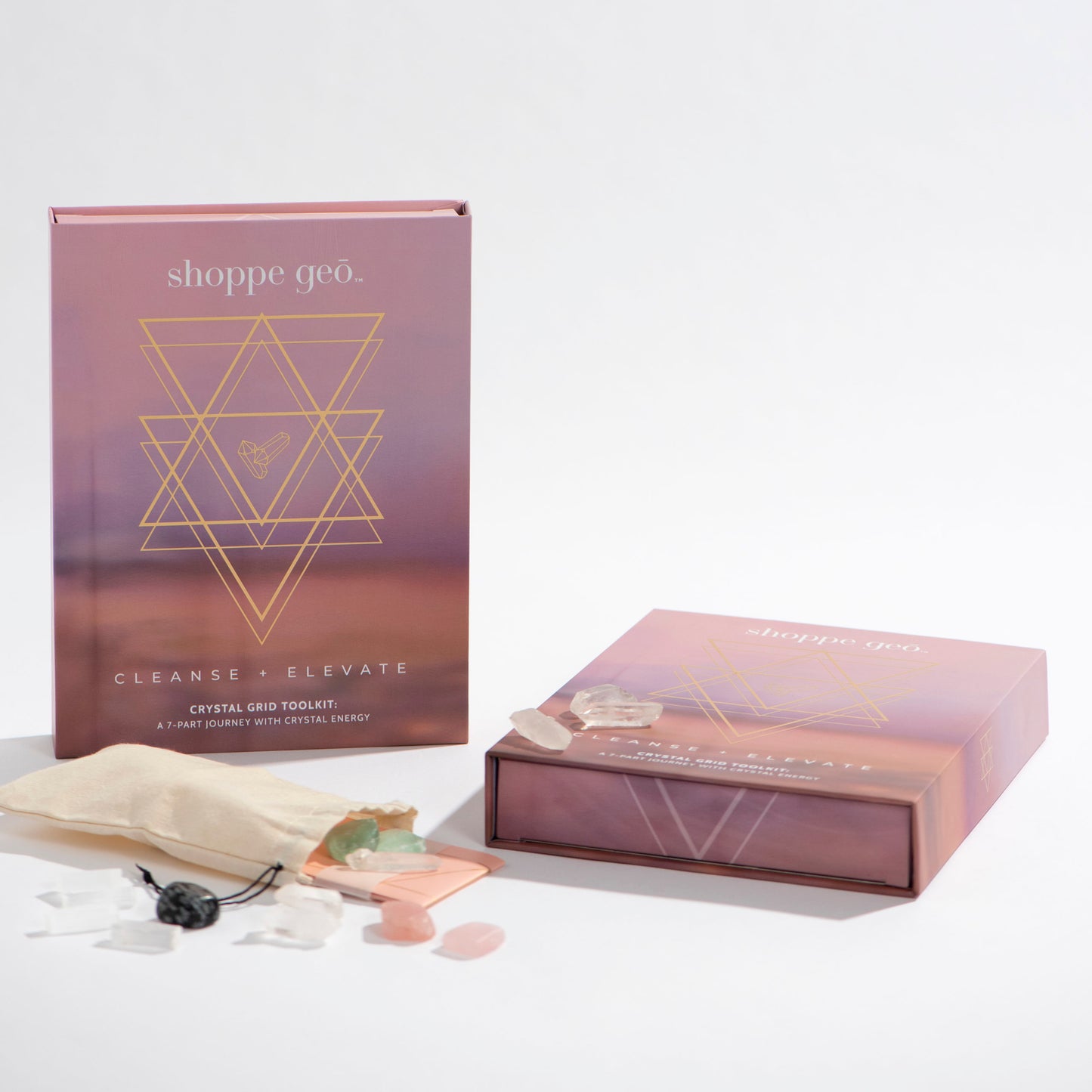 Cleanse + Elevate Crystal Grid Toolkit