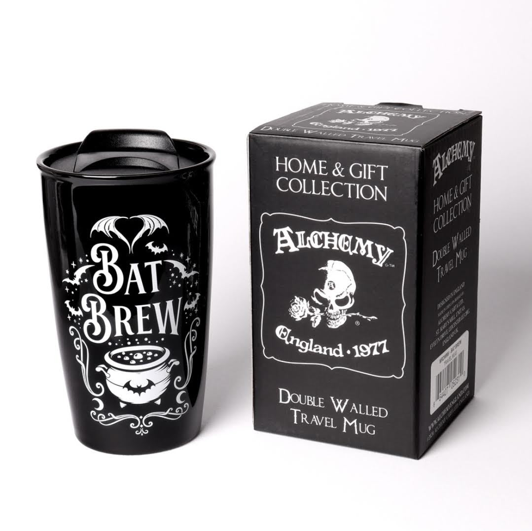 Bat Brew Double Walled Travel Mug