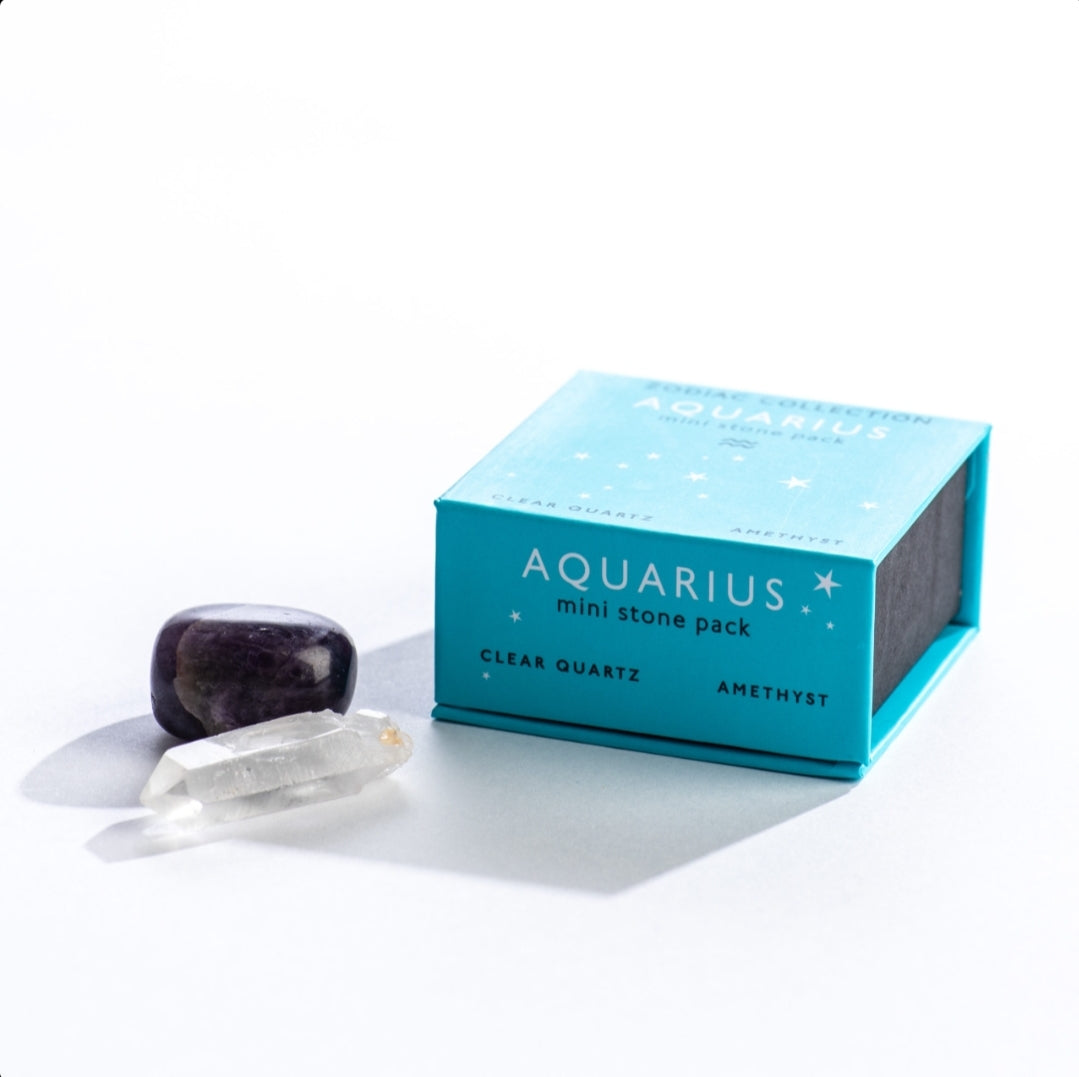 Aquarius Zodiac Mini Stone Pack